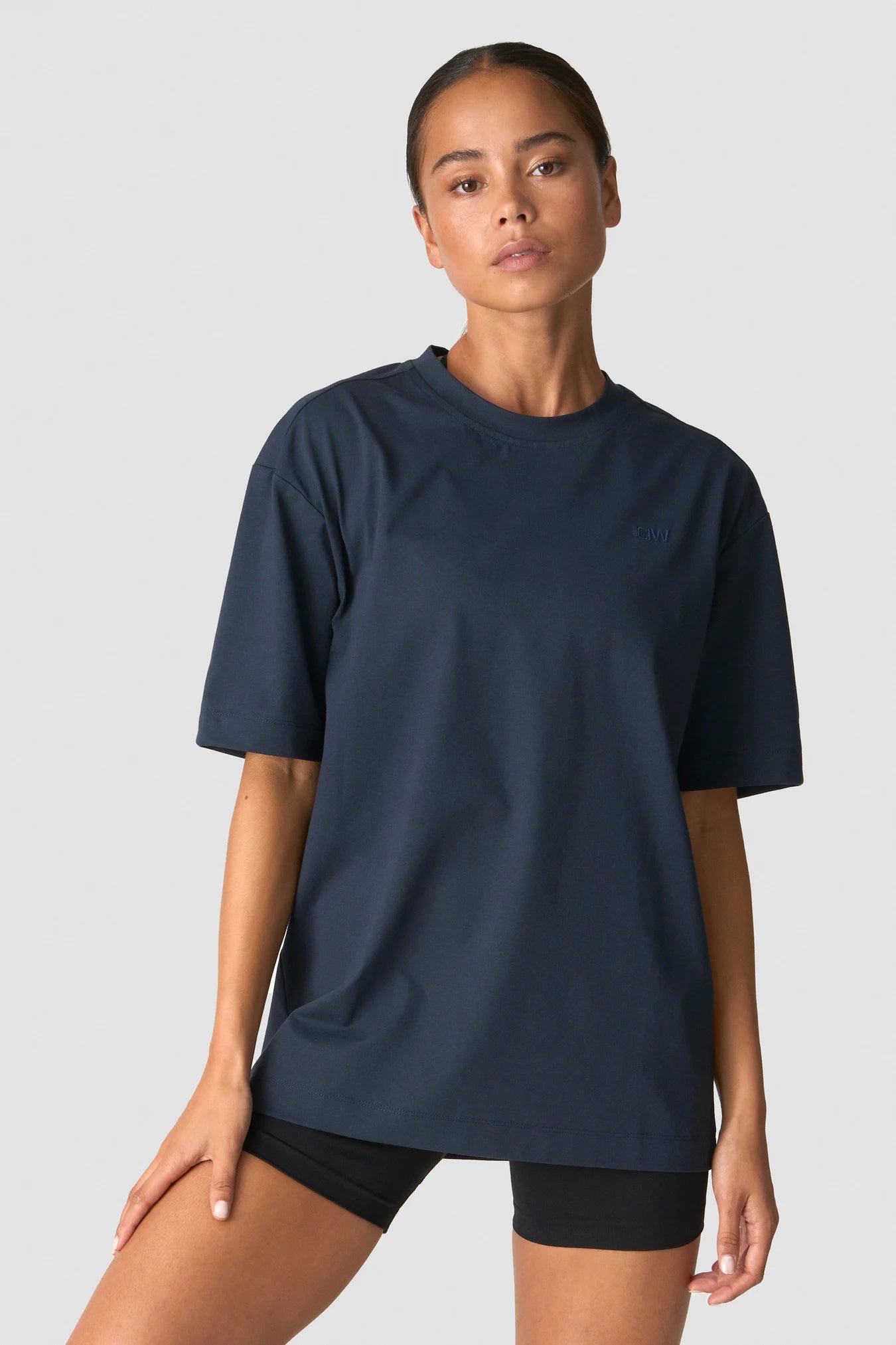 ICIW Everyday Cotton T-shirt Wmn Navy
