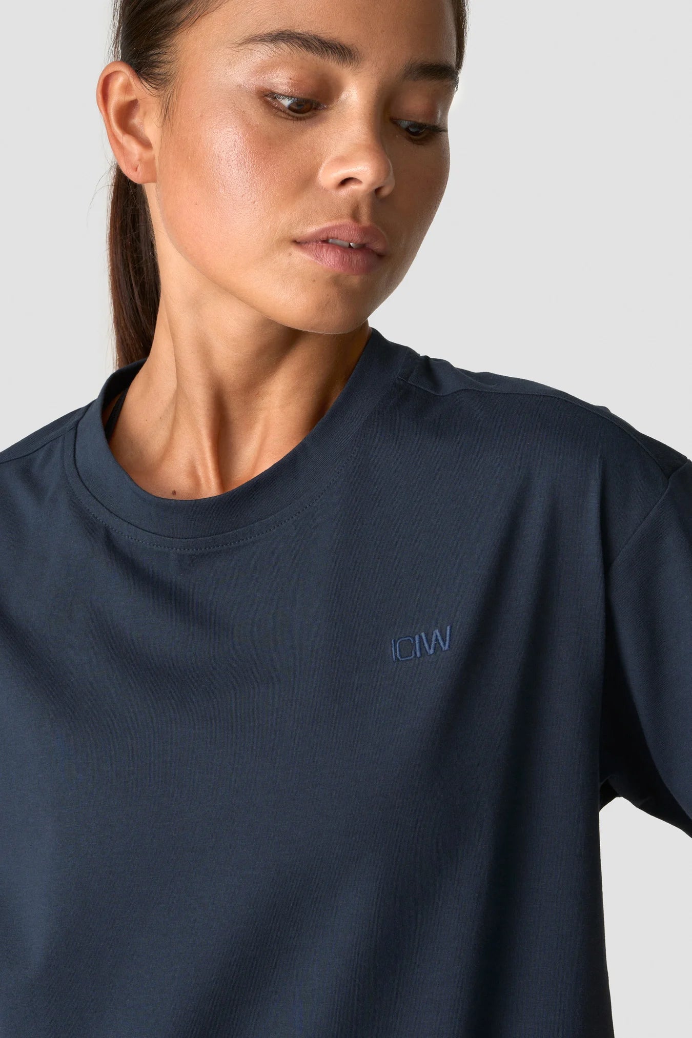 ICIW Everyday Cotton T-shirt Wmn Navy