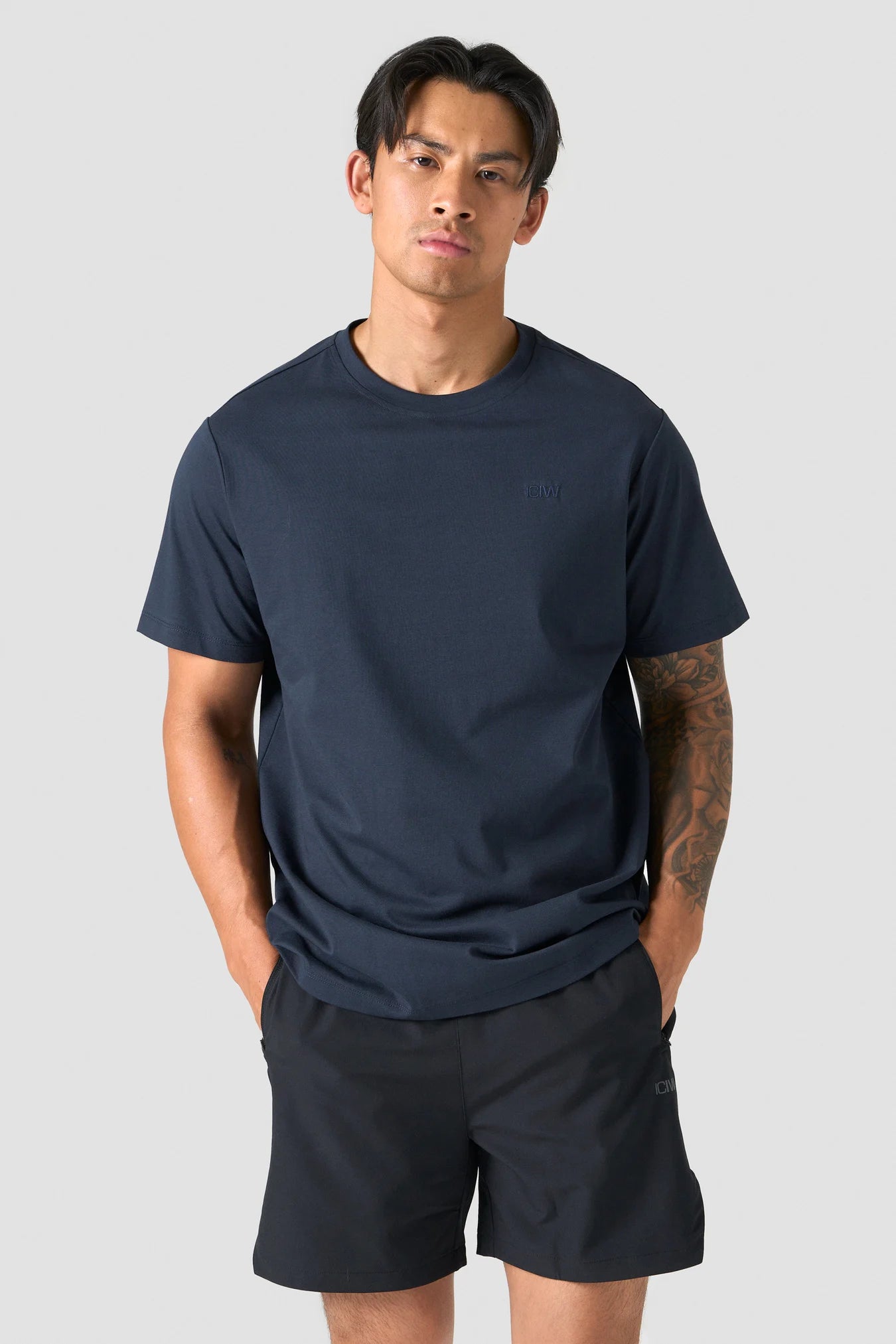 ICIW Everyday Cotton T-shirt Men Navy