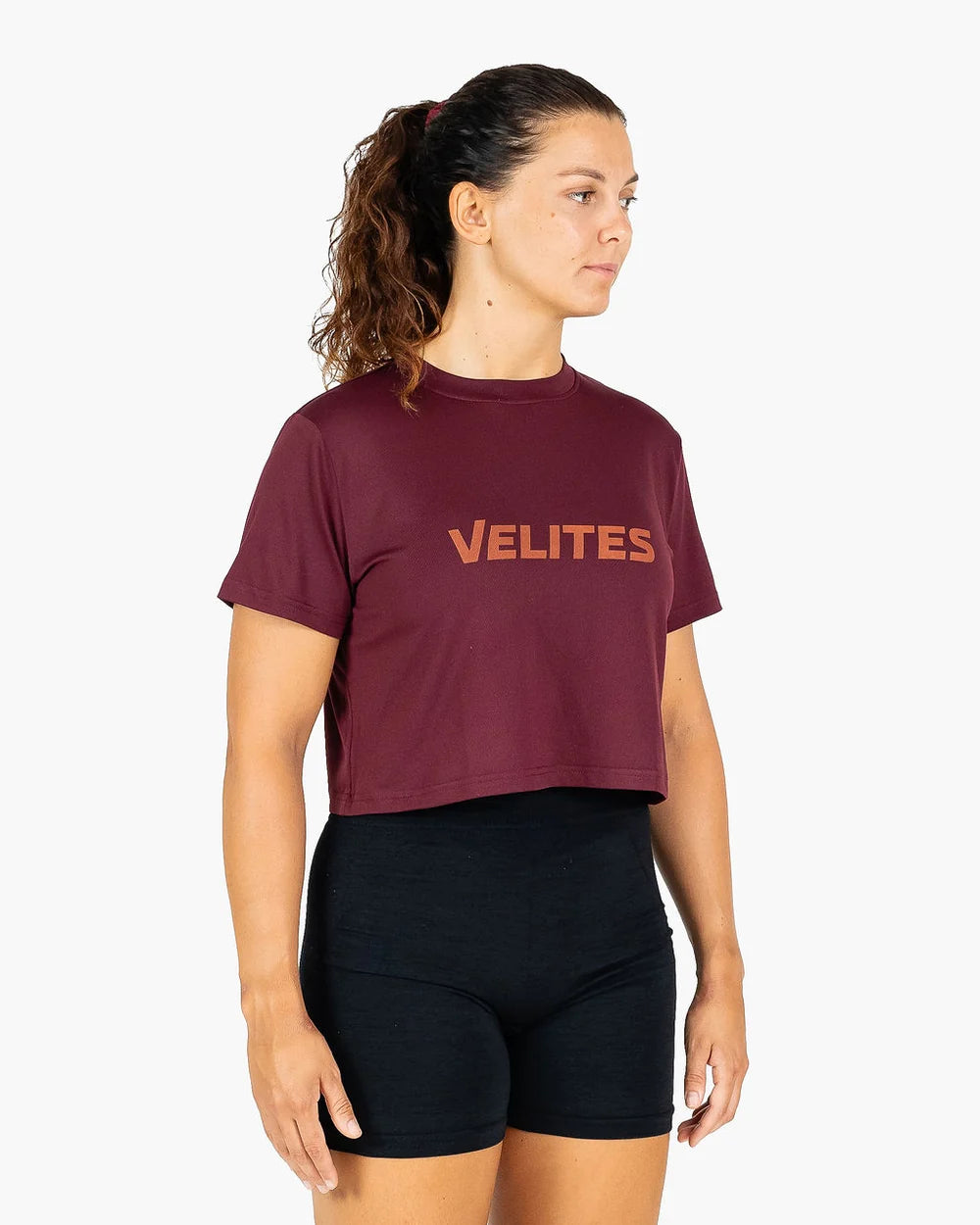 Velites Crop Top Pomegranate