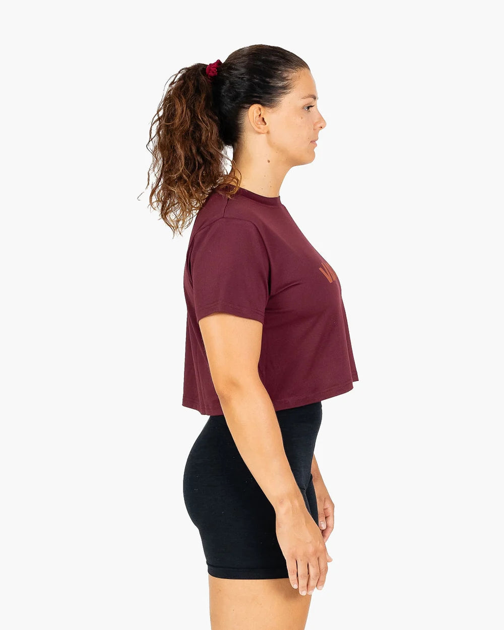 Velites Crop Top Pomegranate