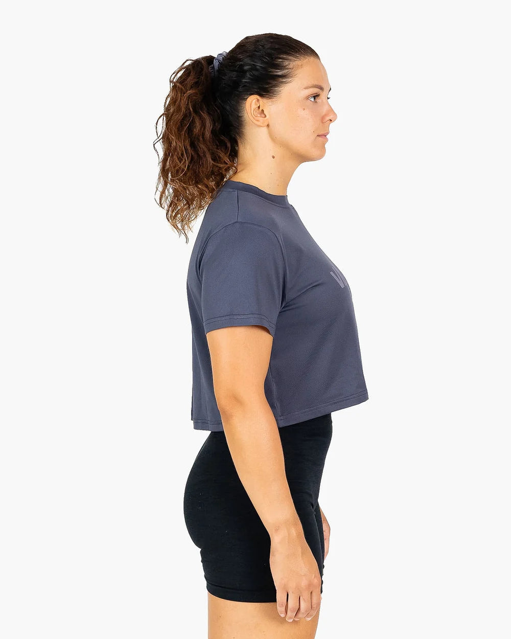 Velites Crop Top Stone Grey