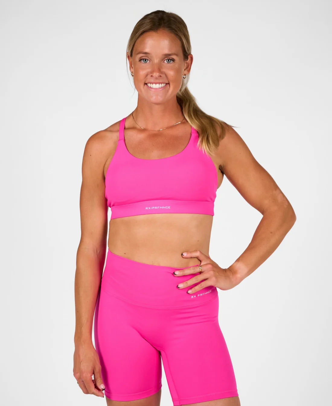 Isabel Sports Bra Electric Pink