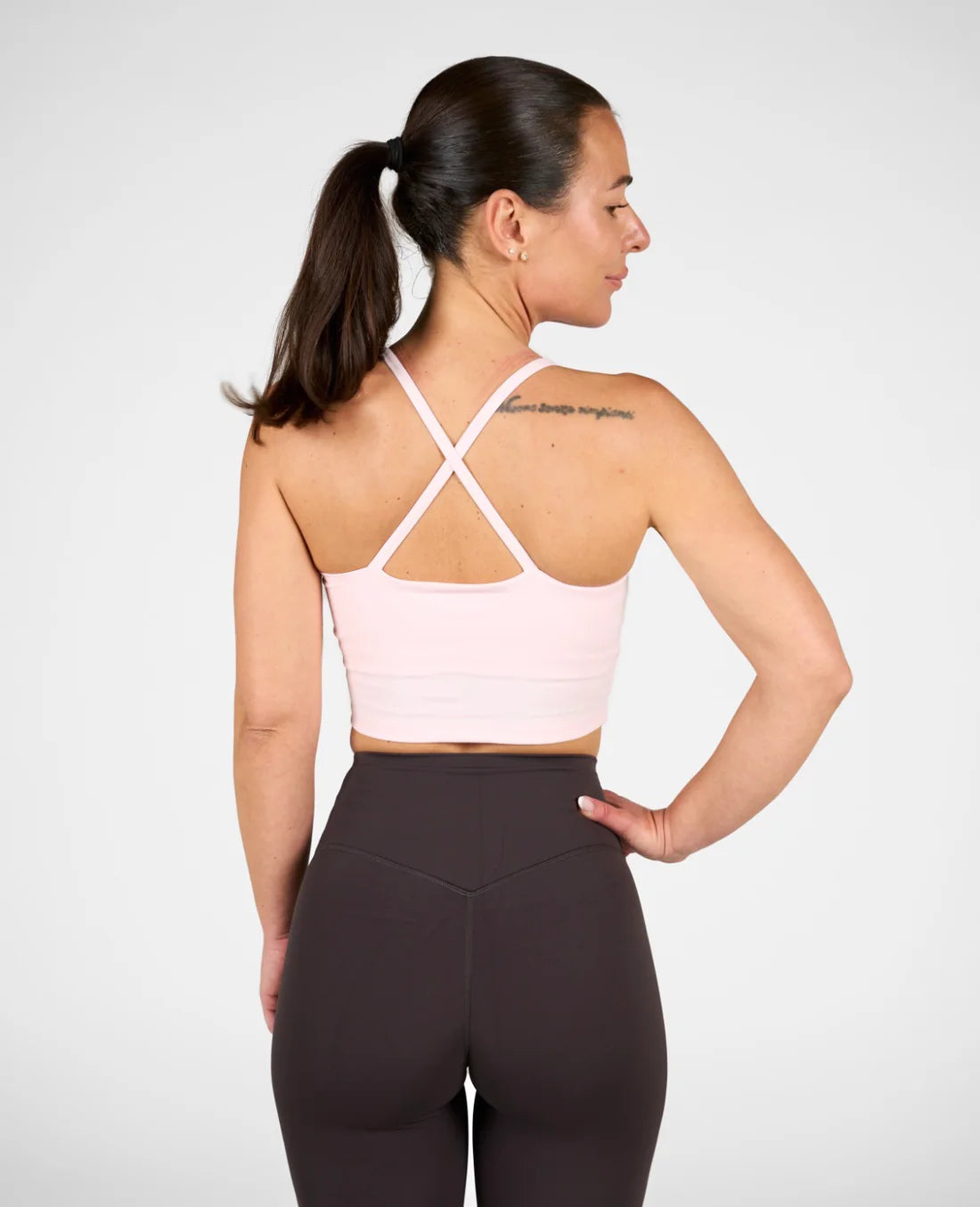 Isabel Crop Top Soft Pink