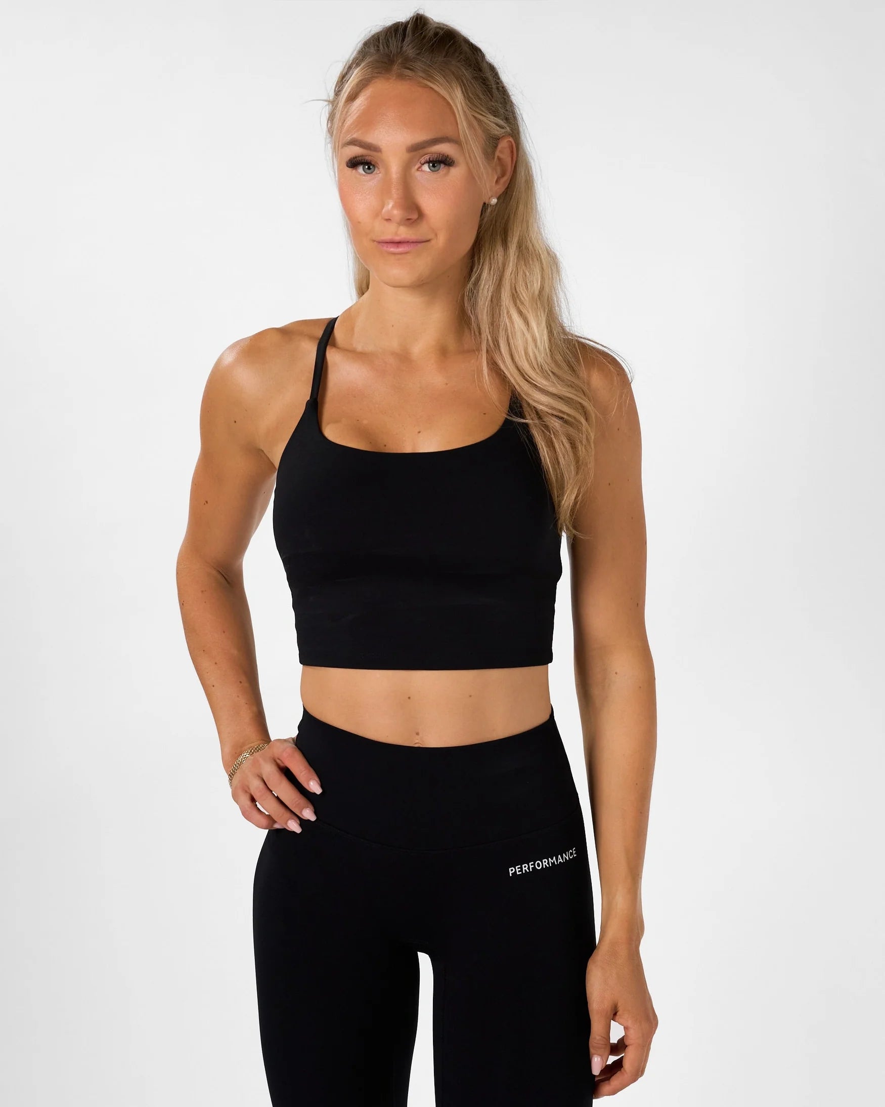 Isabel Crop Top Black