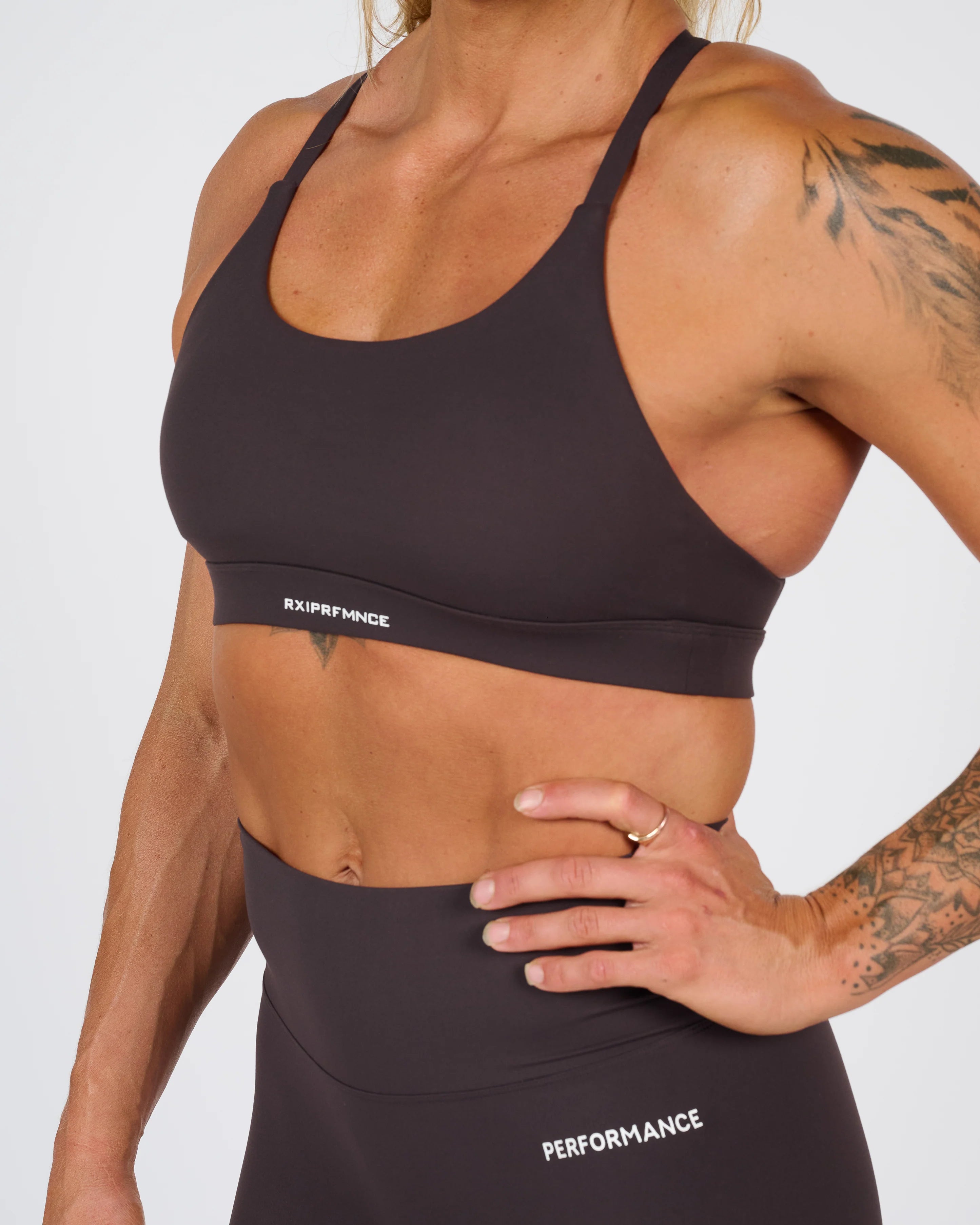 Isabel Sports Bra Ash Brown