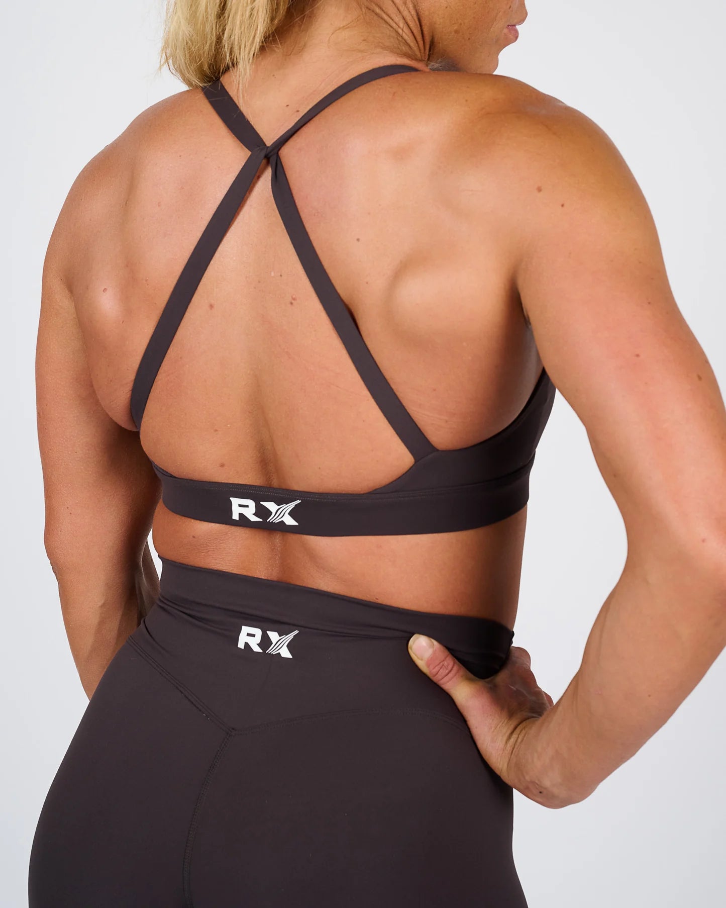 Isabel Sports Bra Ash Brown