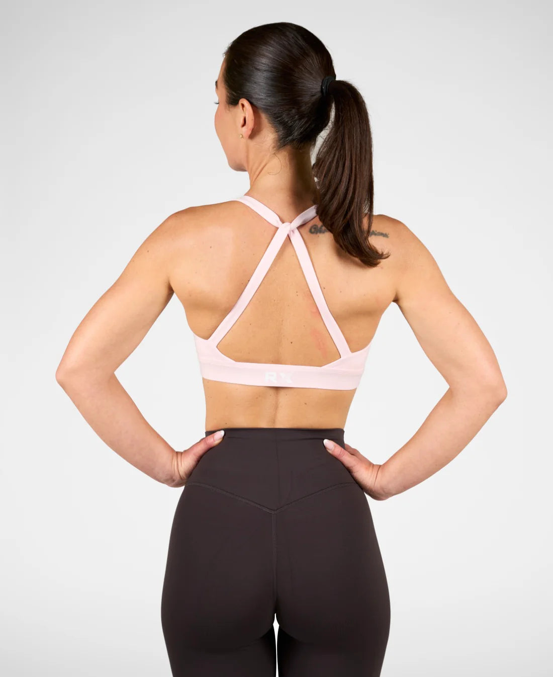 Isabel sports bra soft pink