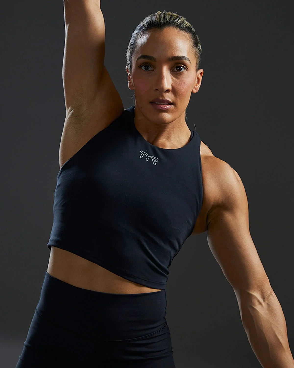Tyr Joule Elite™ Cropped High Neck Sports Bra
