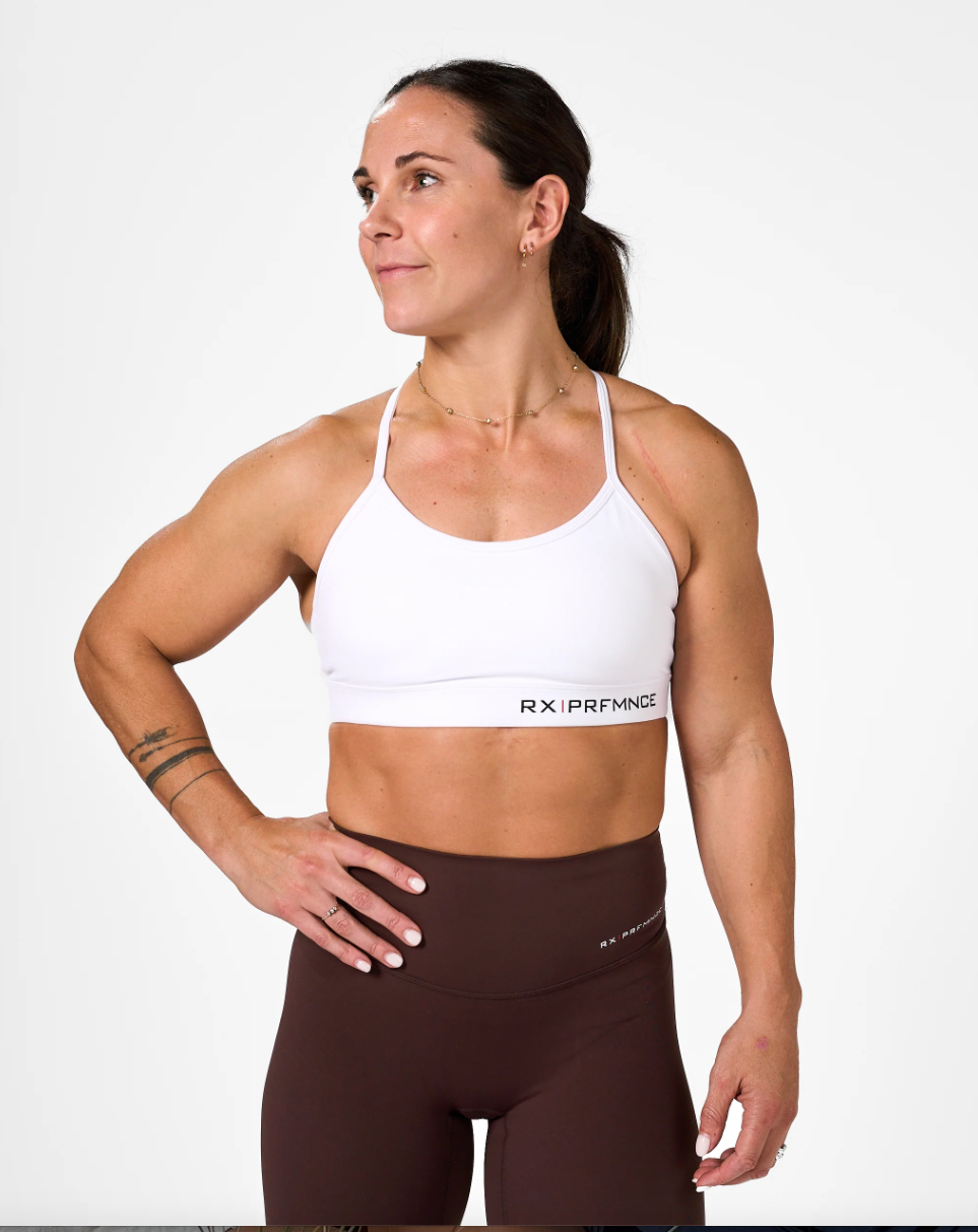 Barbara Sport Bra White