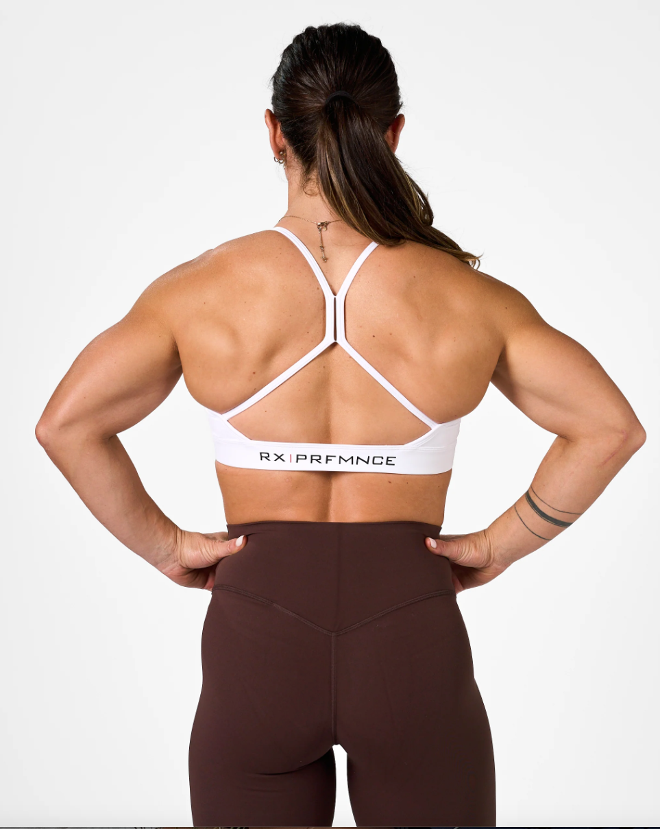 Barbara Sport Bra White