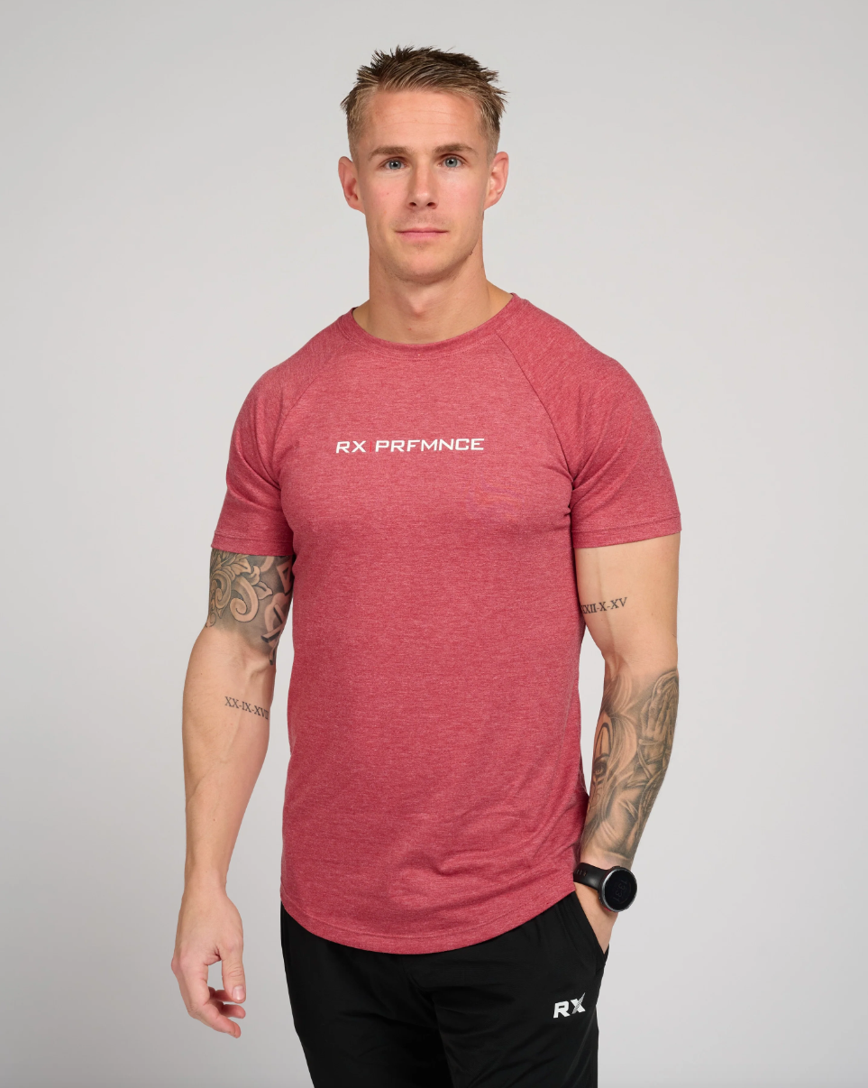 Murph T-Shirt Melange Red