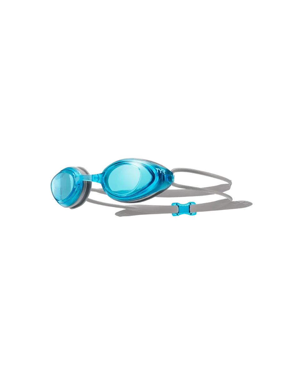 TYR Blackhawk Racing svømmebriller i fargen 850 Blue/Grey