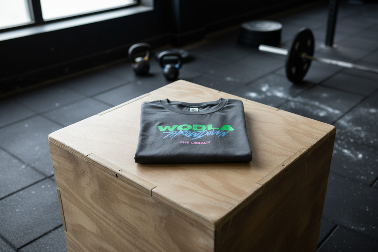 T-shirt på Box Jump